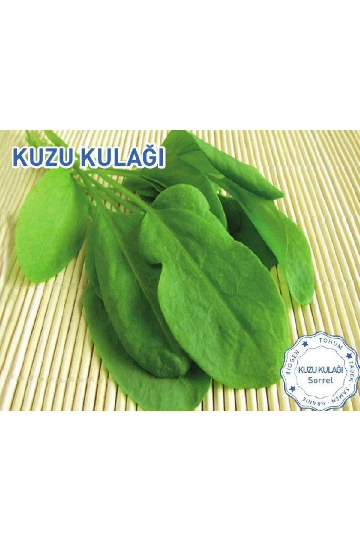 Biogen Kuzu Kulağı Tohumu 5GR 1 Paket Biogen Kuzu Kulağı Tohumu 5GR 1 Paket