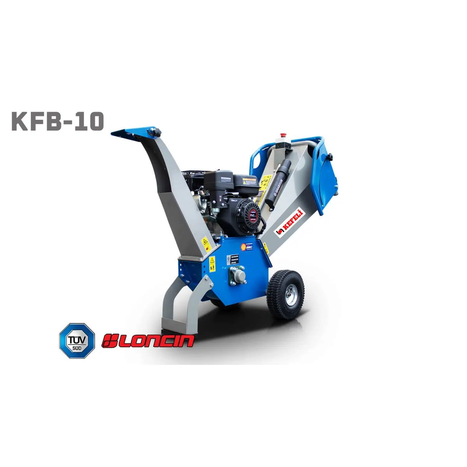 Kefeli KB10 Benzinli Dal Öğütme Parçalama Makinası 