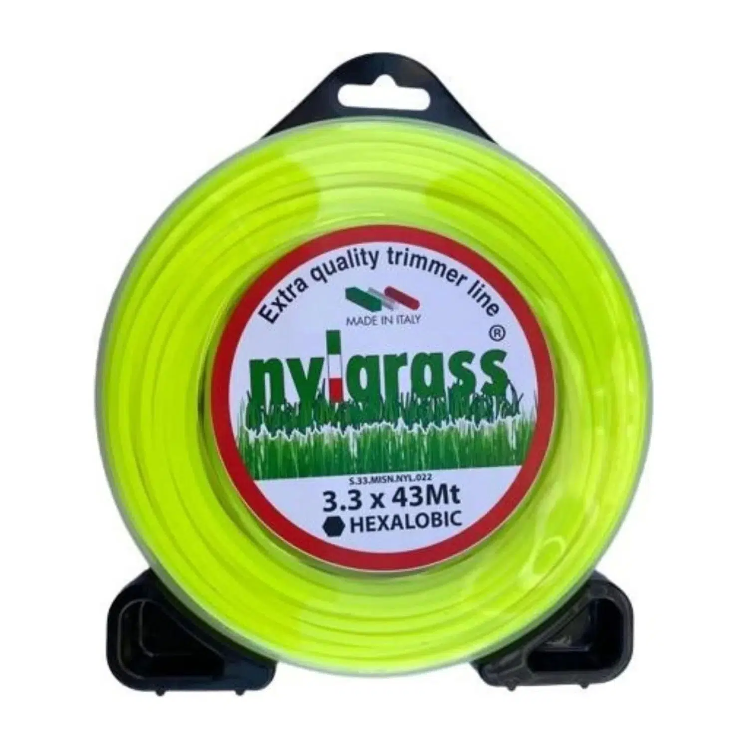 Nylgrass Misina 3.3mm 43Metre 6Köşe Sarı Tırpan Misine